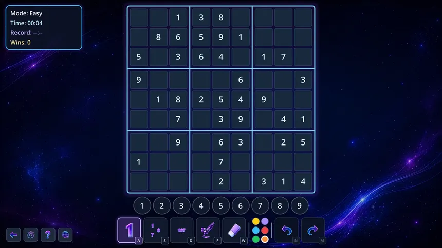 Скриншот 1 к игре Sudoku Infinity