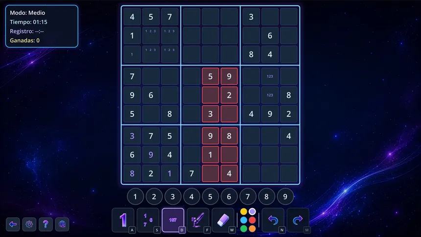 Скриншот 4 к игре Sudoku Infinity