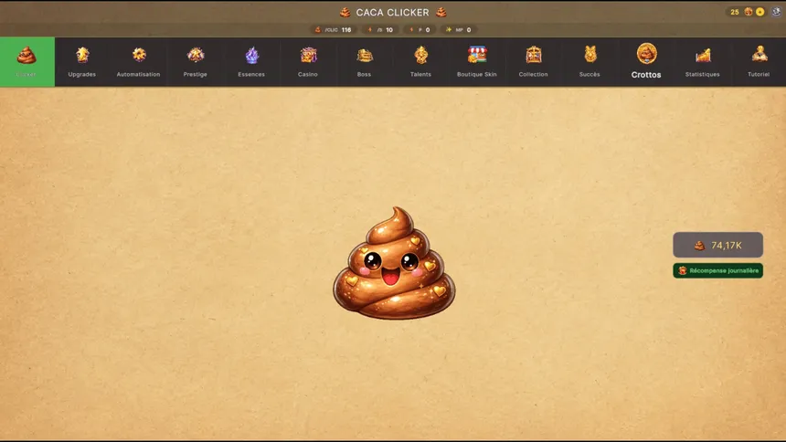 Скриншот 5 к игре CacaClicker