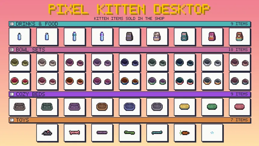 Скриншот 4 к игре Pixel Kitten Desktop