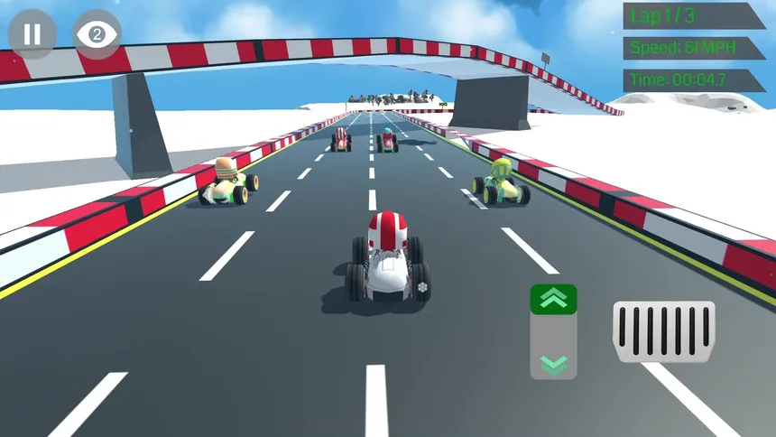 Скриншот 1 к игре Mini Speedy Racers