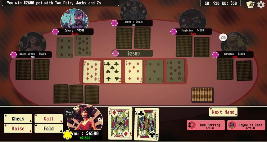 Скриншот 1 к игре Poker Rebirth