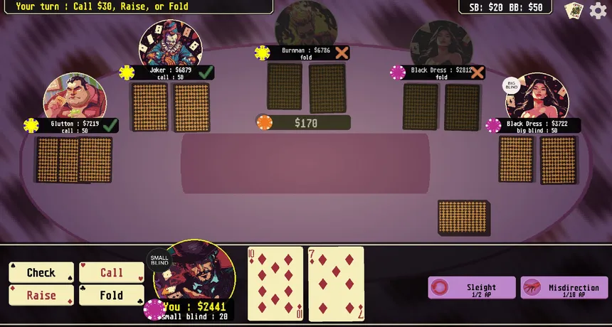 Скриншот 2 к игре Poker Rebirth