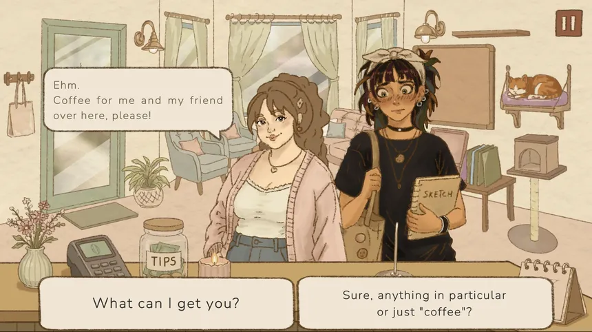Скриншот 1 к игре My Quiet Coffee Shop