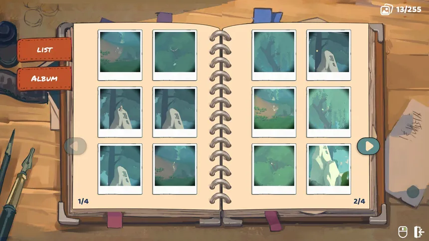 Скриншот 3 к игре Wildframe : A Creature Scrapbook