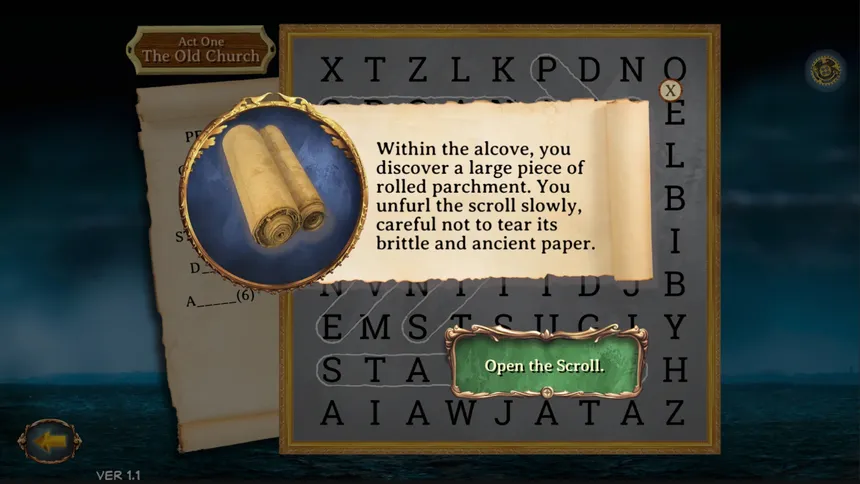 Скриншот 1 к игре Wordventures: The Vampire Pirate