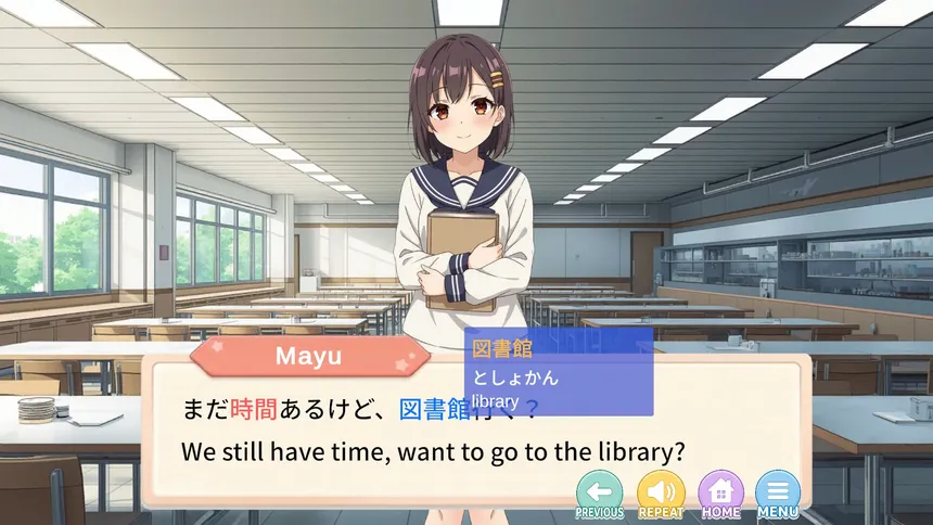 Скриншот 2 к игре Japanese with Mayu