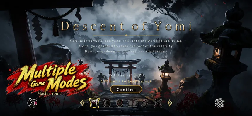 Скриншот 1 к игре Descent of Yomi