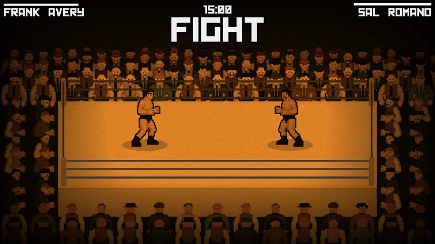 Скриншот 1 к игре Wrestling Classics: Olde Timey Pro Wrestling