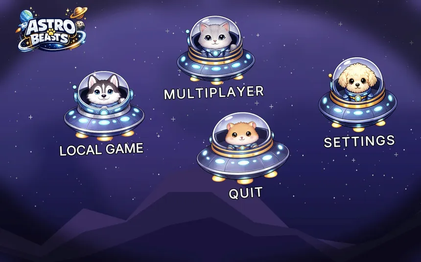 Скриншот 1 к игре Astro beasts