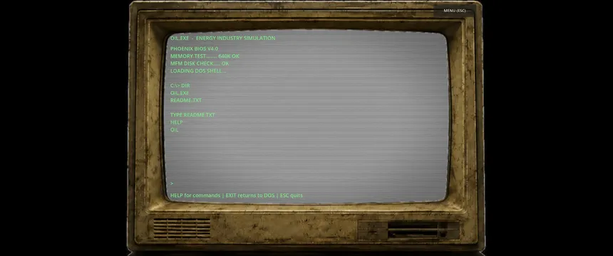 Скриншот 1 к игре OIL.EXE