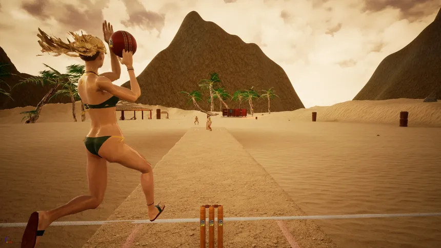 Скриншот 2 к игре Bikini Island Cricket