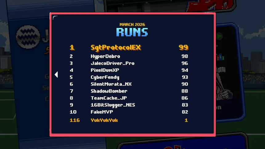 Скриншот 1 к игре Jaleco Sports: Bases Loaded 2