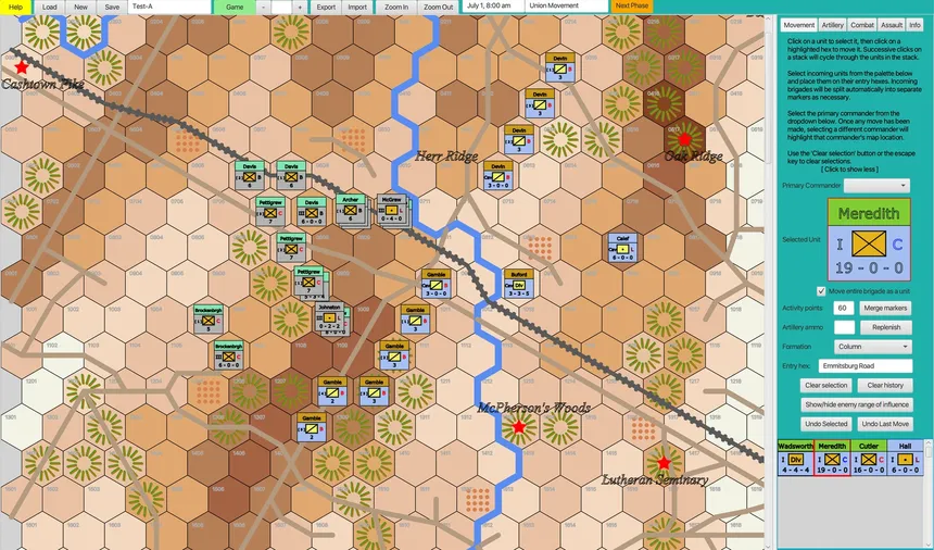 Скриншот 1 к игре Gettysburg: Fields of Valor