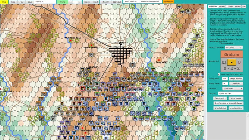 Скриншот 6 к игре Gettysburg: Fields of Valor