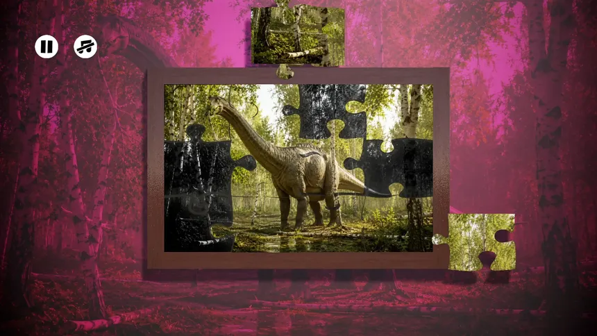 Скриншот 4 к игре Puzzles Dino