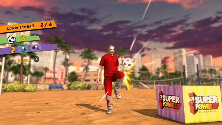 Скриншот 2 к игре Soccer Kick-ups