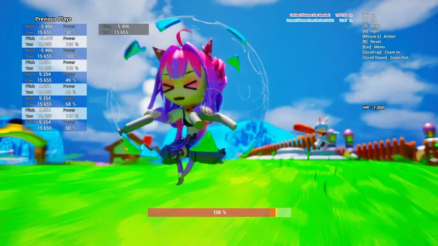 Скриншот 3 к игре Peko Downhill Hurl