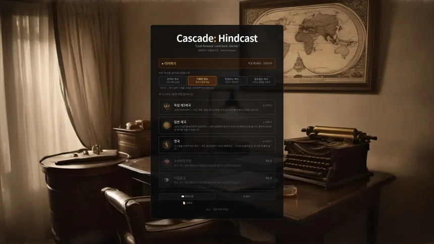 Скриншот 1 к игре Cascade: Hindcast