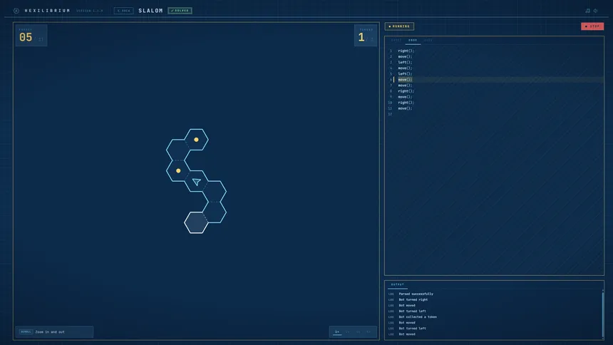 Скриншот 1 к игре Hexilibrium