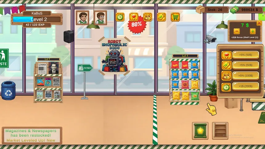 Скриншот 2 к игре Supermarket Simulator: Idle Tycoon Clicker