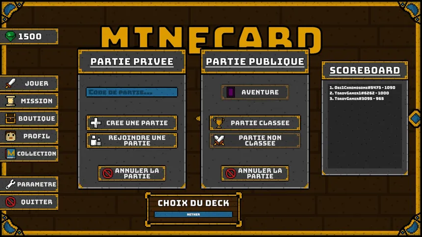 Скриншот 3 к игре Minecard