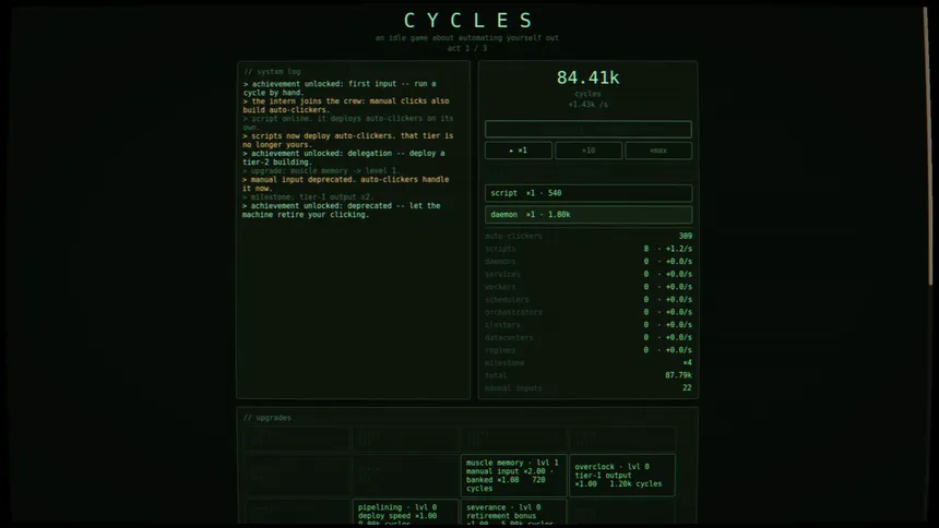 Скриншот 1 к игре CYCLES