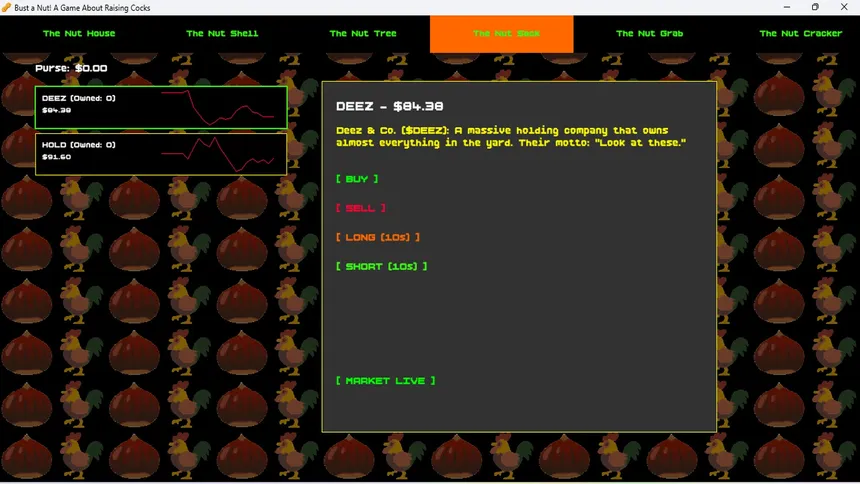 Скриншот 1 к игре Bust a Nut! A Game About Raising Cocks