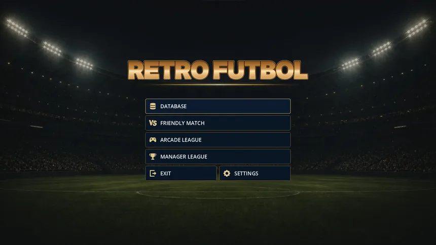 Скриншот 1 к игре Retro Futbol