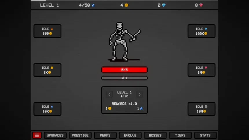 Скриншот 1 к игре Retro Clicker