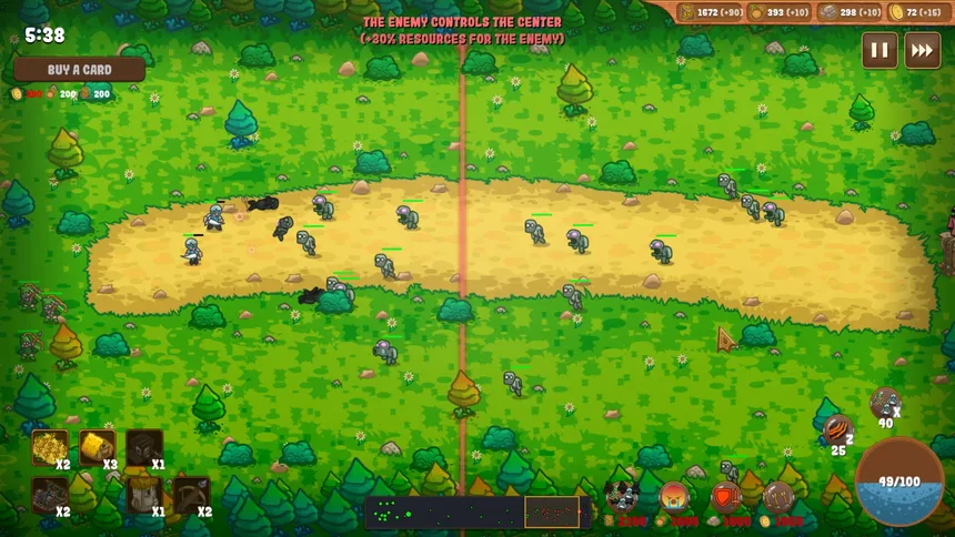 Скриншот 1 к игре Kingdoms vs Zombies