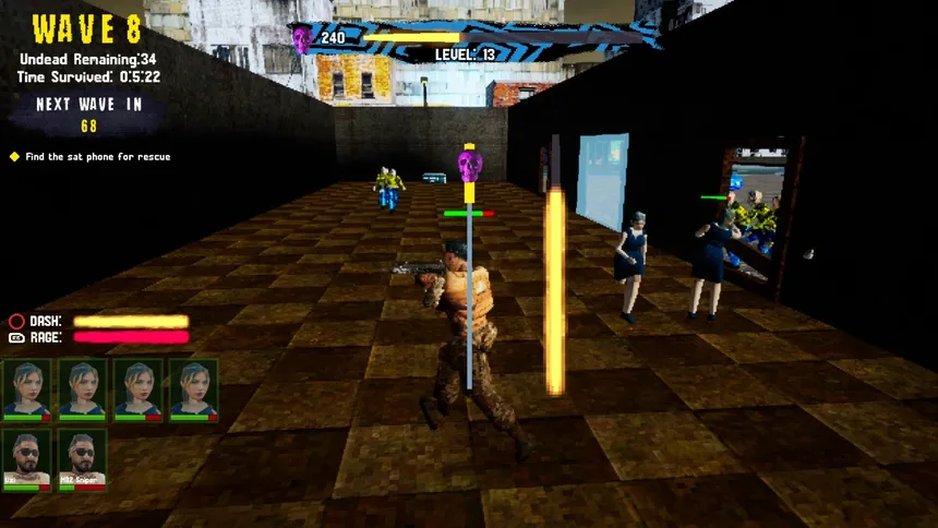 Скриншот 4 к игре Zombie Murder Squad Y2K