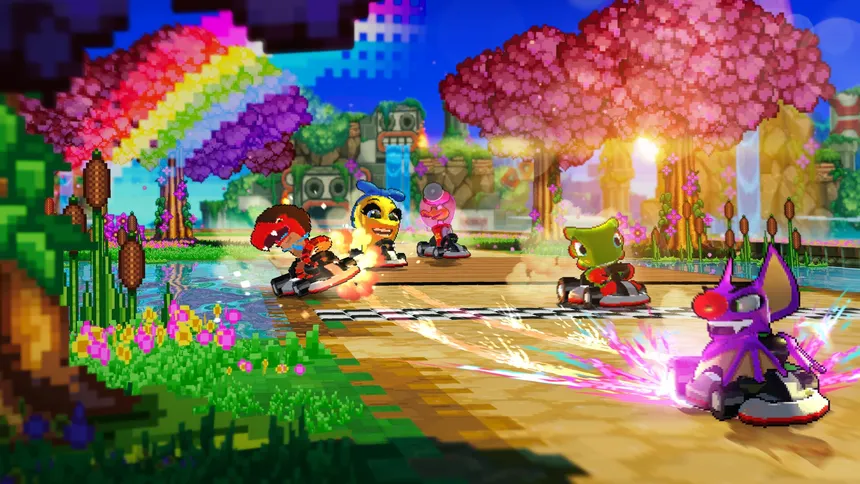 Скриншот 2 к игре Super Yooka-Laylee Kart