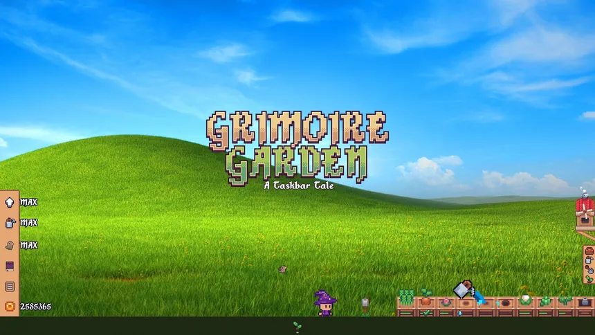 Скриншот 1 к игре Grimoire Garden: A Taskbar Tale
