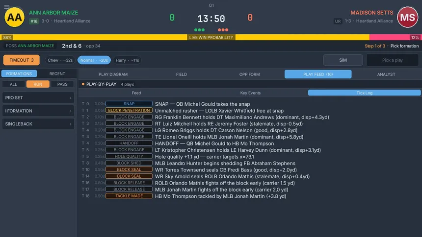 Скриншот 4 к игре Cornerstone: College Football