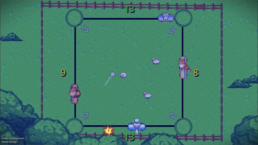 Скриншот 1 к игре Cat Ball Arena