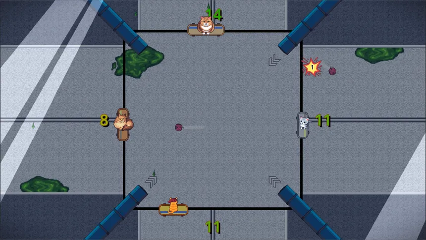 Скриншот 4 к игре Cat Ball Arena