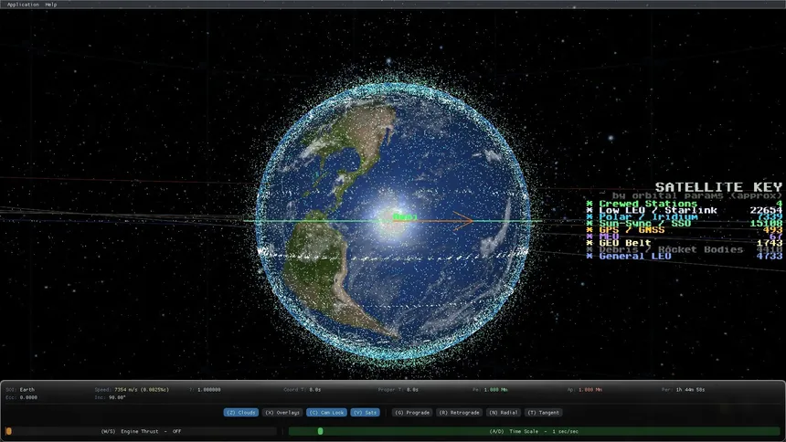 Скриншот 2 к игре Orbital Physics Simulator