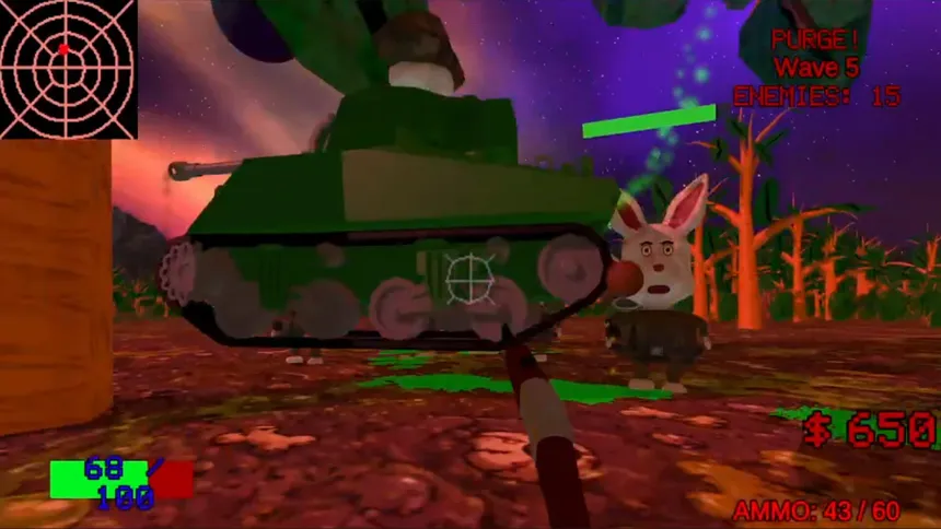 Скриншот 2 к игре Rabbits From The Gas Planet