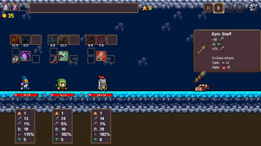 Скриншот 4 к игре Idle Pixel Battle