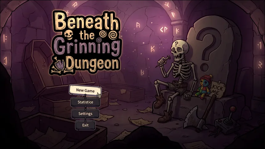 Скриншот 1 к игре Beneath the Grinning Dungeon