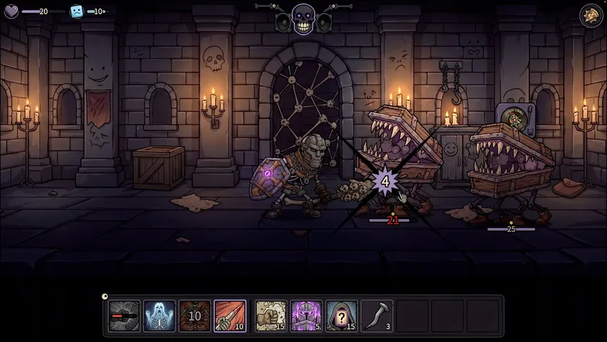 Скриншот 2 к игре Beneath the Grinning Dungeon