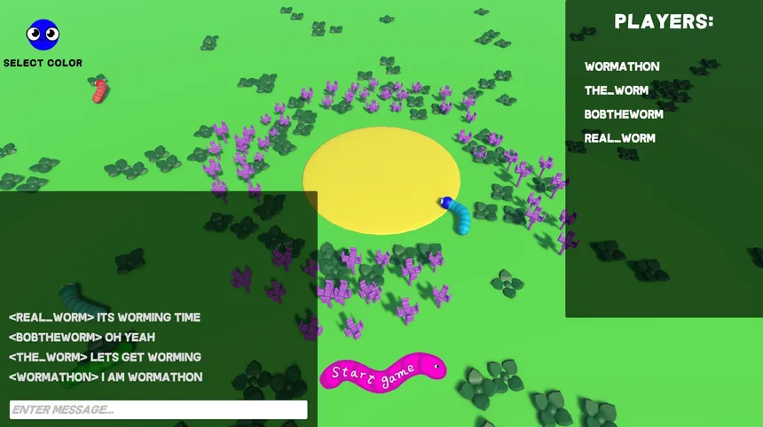 Скриншот 1 к игре Battle Worms