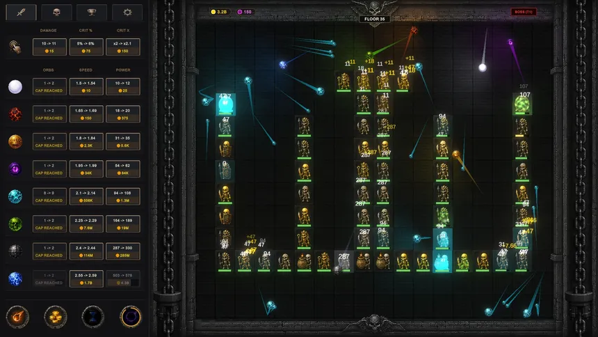 Скриншот 1 к игре Abyssal Elevator: Idle Breaker