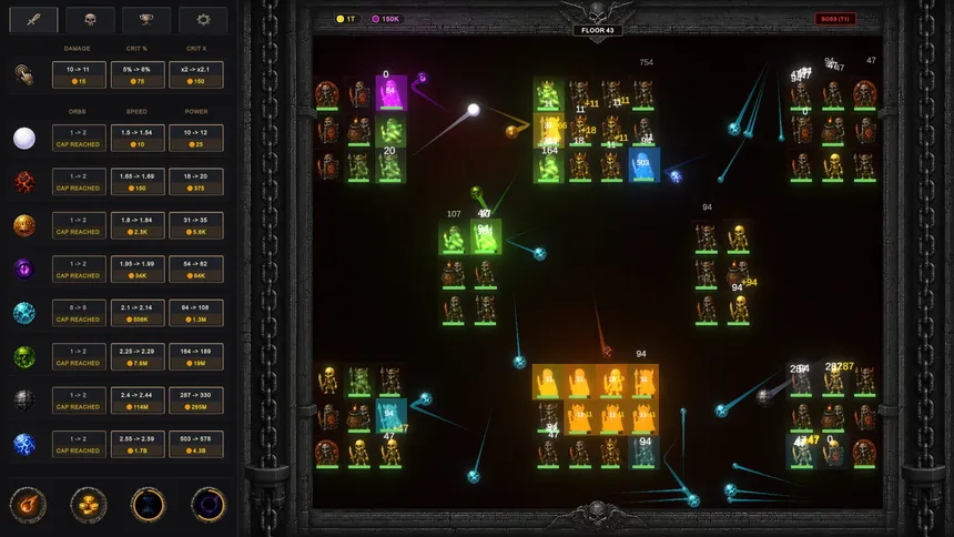Скриншот 2 к игре Abyssal Elevator: Idle Breaker