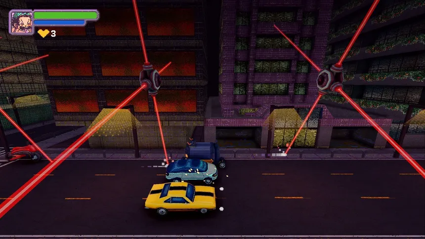 Скриншот 3 к игре Cyber Driver: Escape From Generic City