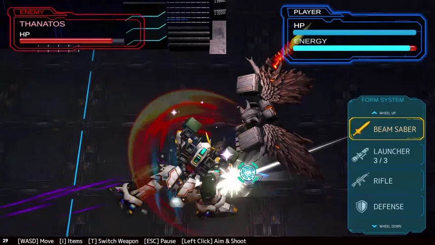 Скриншот 1 к игре VOID ARMOR: FORM DRIVE