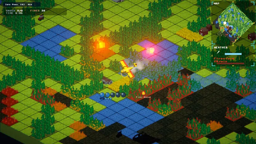 Скриншот 1 к игре Wetline - Fire Break