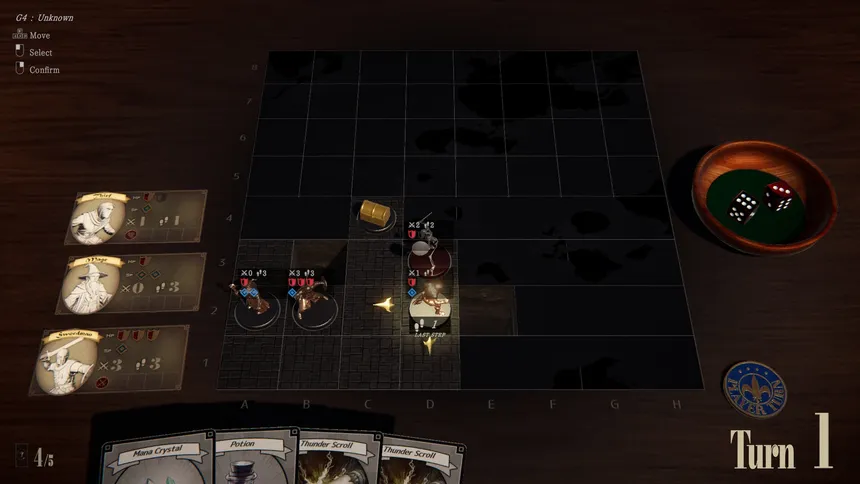 Скриншот 1 к игре Pawns into the Dark