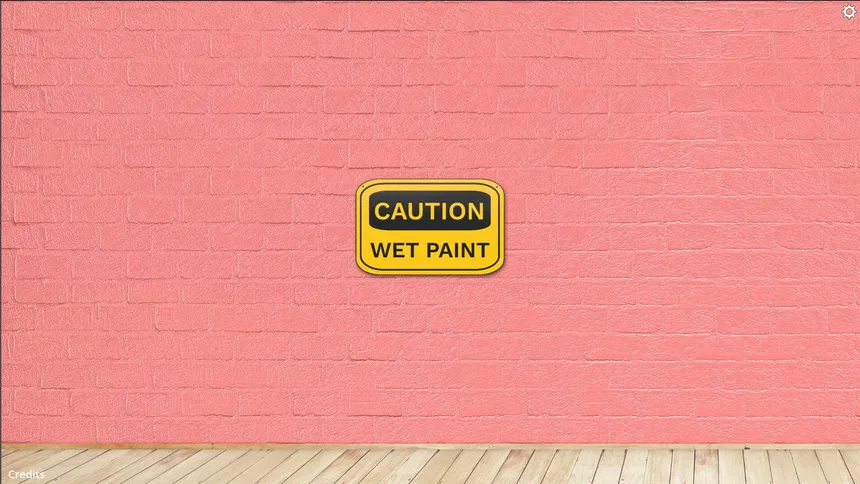 Скриншот 3 к игре CAUTION WET PAINT